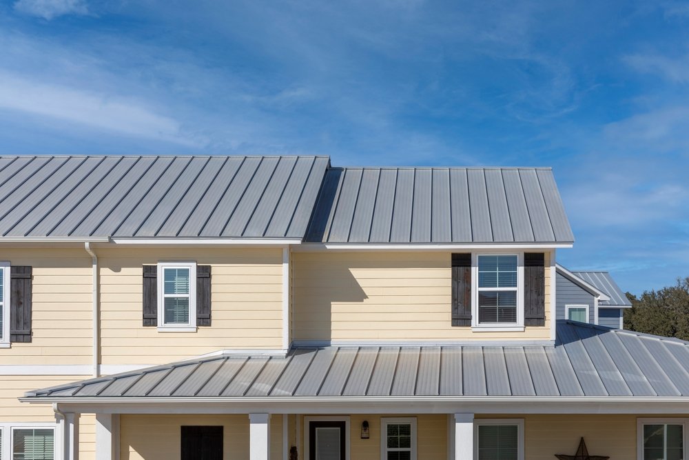 Single,Family,Home,Featuring,A,Metal,Roof.